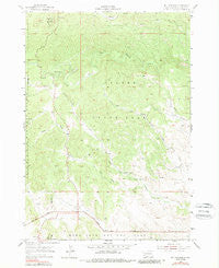 Mt. Coolidge South Dakota Historical topographic map, 1:24000 scale, 7.5 X 7.5 Minute, Year 1955