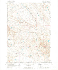 Mud Buttes NW South Dakota Historical topographic map, 1:24000 scale, 7.5 X 7.5 Minute, Year 1965