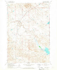 Mud Buttes South Dakota Historical topographic map, 1:24000 scale, 7.5 X 7.5 Minute, Year 1965