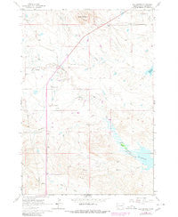 Mud Buttes South Dakota Historical topographic map, 1:24000 scale, 7.5 X 7.5 Minute, Year 1965