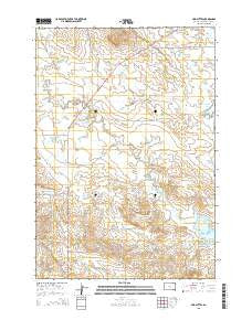 Mud Buttes South Dakota Current topographic map, 1:24000 scale, 7.5 X 7.5 Minute, Year 2015