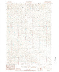 Mule Creek South Dakota Historical topographic map, 1:24000 scale, 7.5 X 7.5 Minute, Year 1983