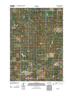 Murdo South Dakota Historical topographic map, 1:24000 scale, 7.5 X 7.5 Minute, Year 2012