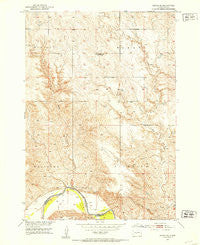 Murdo SE South Dakota Historical topographic map, 1:24000 scale, 7.5 X 7.5 Minute, Year 1951