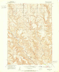 Murdo SW South Dakota Historical topographic map, 1:24000 scale, 7.5 X 7.5 Minute, Year 1951