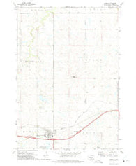 Murdo South Dakota Historical topographic map, 1:24000 scale, 7.5 X 7.5 Minute, Year 1972