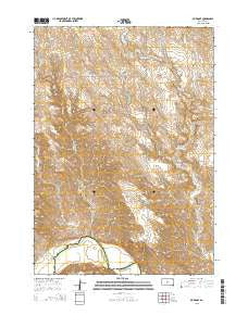 Murdo SE South Dakota Current topographic map, 1:24000 scale, 7.5 X 7.5 Minute, Year 2015