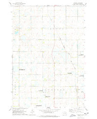 Naples South Dakota Historical topographic map, 1:24000 scale, 7.5 X 7.5 Minute, Year 1973