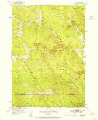 Nemo South Dakota Historical topographic map, 1:24000 scale, 7.5 X 7.5 Minute, Year 1953
