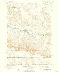 New Underwood NW South Dakota Historical topographic map, 1:24000 scale, 7.5 X 7.5 Minute, Year 1953