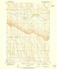 New Underwood SW South Dakota Historical topographic map, 1:24000 scale, 7.5 X 7.5 Minute, Year 1953