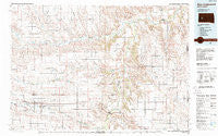 New Underwood South Dakota Historical topographic map, 1:100000 scale, 30 X 60 Minute, Year 1984