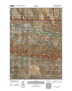 New Underwood South Dakota Historical topographic map, 1:24000 scale, 7.5 X 7.5 Minute, Year 2012
