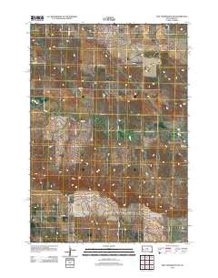 New Underwood NW South Dakota Historical topographic map, 1:24000 scale, 7.5 X 7.5 Minute, Year 2012