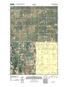 Newark South Dakota Historical topographic map, 1:24000 scale, 7.5 X 7.5 Minute, Year 2011