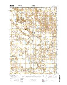 Newark SW South Dakota Current topographic map, 1:24000 scale, 7.5 X 7.5 Minute, Year 2015