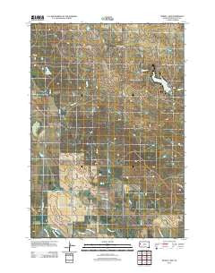 Newell Lake South Dakota Historical topographic map, 1:24000 scale, 7.5 X 7.5 Minute, Year 2012