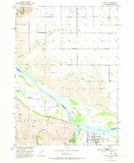 Niobrara Nebraska Historical topographic map, 1:24000 scale, 7.5 X 7.5 Minute, Year 1950