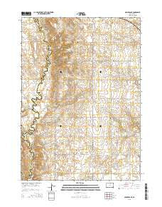 Niobrara NE South Dakota Current topographic map, 1:24000 scale, 7.5 X 7.5 Minute, Year 2015