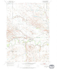 Nisland South Dakota Historical topographic map, 1:24000 scale, 7.5 X 7.5 Minute, Year 1951