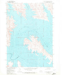 No Heart Creek SW South Dakota Historical topographic map, 1:24000 scale, 7.5 X 7.5 Minute, Year 1969