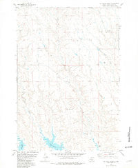 No Heart Creek South Dakota Historical topographic map, 1:24000 scale, 7.5 X 7.5 Minute, Year 1981