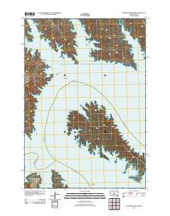 No Heart Creek SW South Dakota Historical topographic map, 1:24000 scale, 7.5 X 7.5 Minute, Year 2012