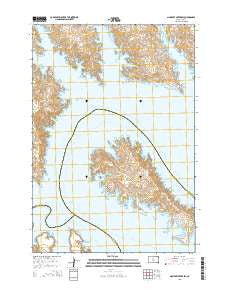 No Heart Creek SW South Dakota Current topographic map, 1:24000 scale, 7.5 X 7.5 Minute, Year 2015