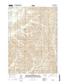 Nora South Dakota Current topographic map, 1:24000 scale, 7.5 X 7.5 Minute, Year 2015