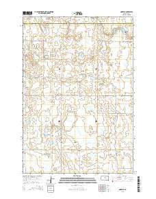 Norbeck South Dakota Current topographic map, 1:24000 scale, 7.5 X 7.5 Minute, Year 2015