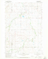 Norris South Dakota Historical topographic map, 1:24000 scale, 7.5 X 7.5 Minute, Year 1969