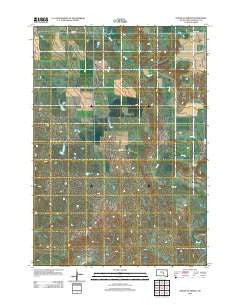 North of Shelby South Dakota Historical topographic map, 1:24000 scale, 7.5 X 7.5 Minute, Year 2012
