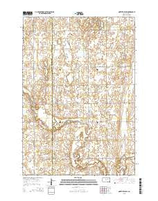 Northville SW South Dakota Current topographic map, 1:24000 scale, 7.5 X 7.5 Minute, Year 2015