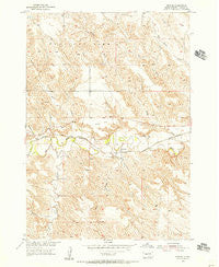 Nowlin South Dakota Historical topographic map, 1:24000 scale, 7.5 X 7.5 Minute, Year 1954
