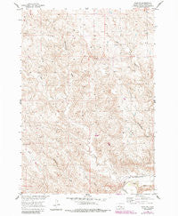 Oahe SW South Dakota Historical topographic map, 1:24000 scale, 7.5 X 7.5 Minute, Year 1953