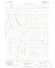 Oak Hollow South Dakota Historical topographic map, 1:24000 scale, 7.5 X 7.5 Minute, Year 1978