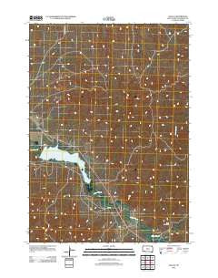 Oglala South Dakota Historical topographic map, 1:24000 scale, 7.5 X 7.5 Minute, Year 2012
