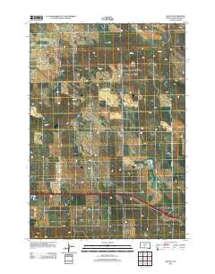 Okaton South Dakota Historical topographic map, 1:24000 scale, 7.5 X 7.5 Minute, Year 2012