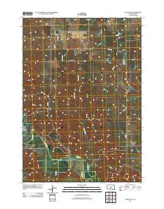 Okaton SE South Dakota Historical topographic map, 1:24000 scale, 7.5 X 7.5 Minute, Year 2012