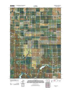 Okobojo South Dakota Historical topographic map, 1:24000 scale, 7.5 X 7.5 Minute, Year 2012