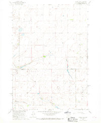 Okobojo SE South Dakota Historical topographic map, 1:24000 scale, 7.5 X 7.5 Minute, Year 1967