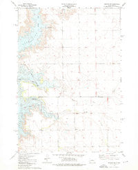 Okobojo SW South Dakota Historical topographic map, 1:24000 scale, 7.5 X 7.5 Minute, Year 1973