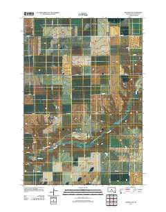 Okobojo NE South Dakota Historical topographic map, 1:24000 scale, 7.5 X 7.5 Minute, Year 2012