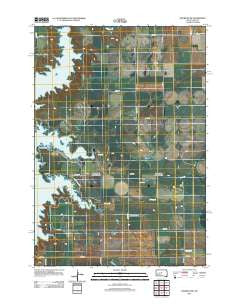 Okobojo SW South Dakota Historical topographic map, 1:24000 scale, 7.5 X 7.5 Minute, Year 2012
