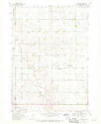 Oldham SE South Dakota Historical topographic map, 1:24000 scale, 7.5 X 7.5 Minute, Year 1968