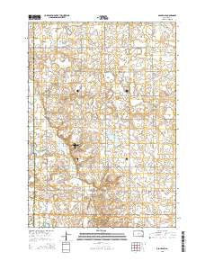 Oldham SE South Dakota Current topographic map, 1:24000 scale, 7.5 X 7.5 Minute, Year 2015