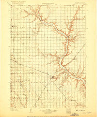 Olivet South Dakota Historical topographic map, 1:125000 scale, 30 X 30 Minute, Year 1898
