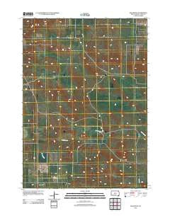 Olsonville South Dakota Historical topographic map, 1:24000 scale, 7.5 X 7.5 Minute, Year 2012