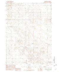 Olsonville South Dakota Historical topographic map, 1:24000 scale, 7.5 X 7.5 Minute, Year 1982