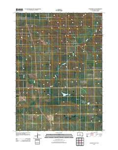 Olsonville SE South Dakota Historical topographic map, 1:24000 scale, 7.5 X 7.5 Minute, Year 2012
